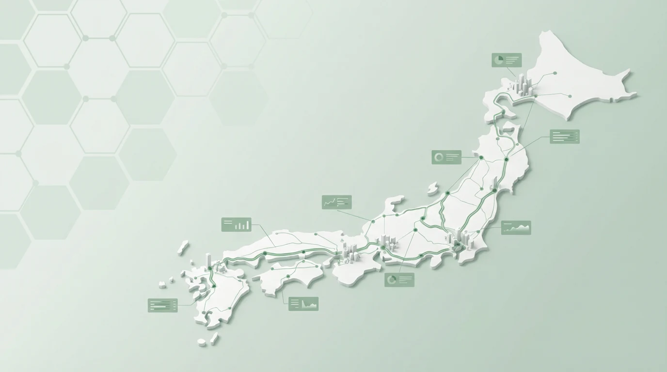 全国シミュレーションのカバーエリア